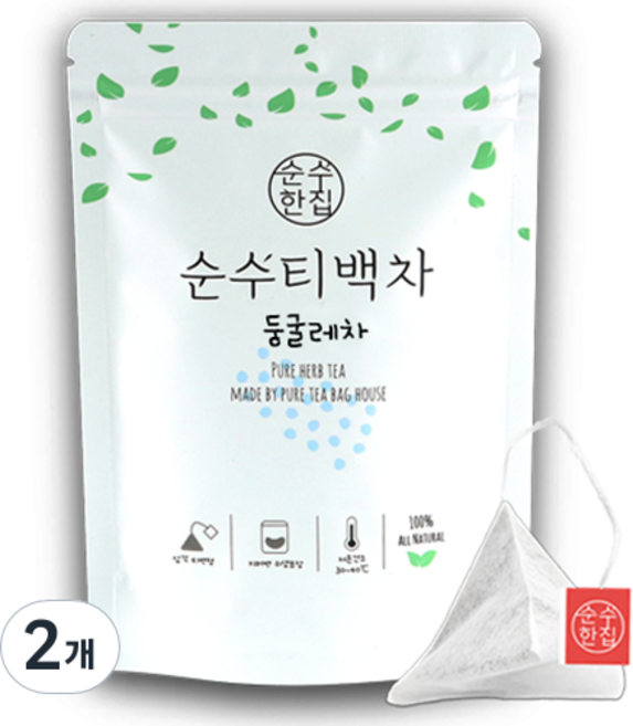 순수한집 둥굴레차 티백, 1g, 10개입, 2개