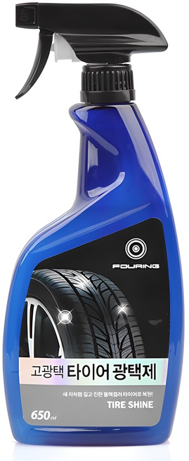 훠링 고광택 타이어 광택제, 650ml, 1개