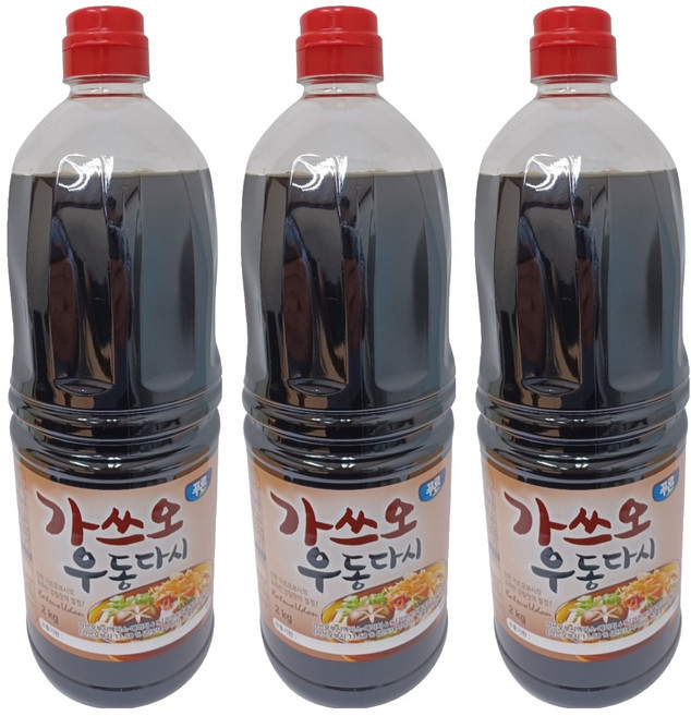 푸른식품 가쓰오 우동다시, 3개, 2kg