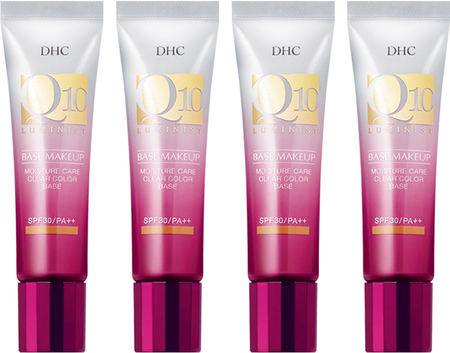 DHC 台灣公司貨 Q10持久透亮隔離霜 SPF30 PA++ 30g, 膚色, 4條