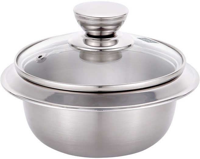 키친플라워 통3중 스텐 가마솥, 14cm, 1개