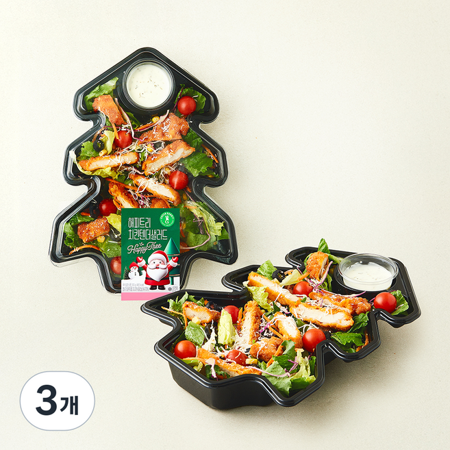 그린래빗 해피트리 치킨텐더샐러드, 300g, 3개