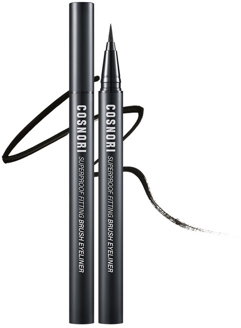 COSNORI [純素美妝] 超強防水持久眼線液筆 0.6g, 01 黑色, 1個