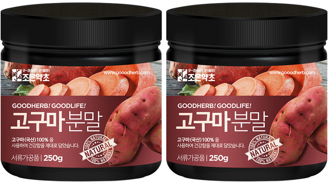 喬恩香草紅薯粉, 250g, 2個