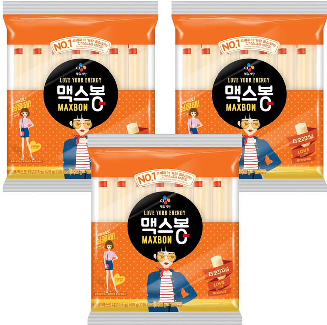 맥스봉 더오리지널, 525g, 3개