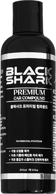 블랙샤크 프리미엄 컴파운드 흠집제거제, 1개, 200ml
