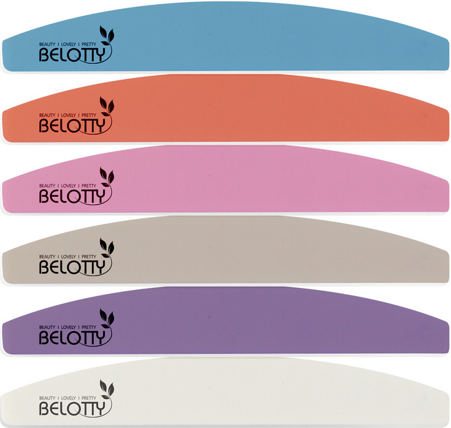 벨로티 양면 샌딩파일, 혼합색상, 6개