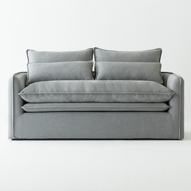 파로마 페스츄 탈부착 패브릭 3인용 소파 방문설치, 그레이