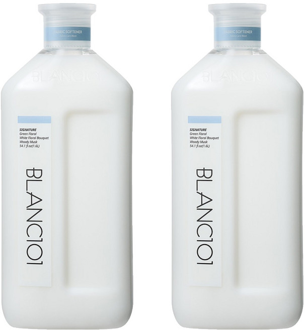 블랑101 고농축 유아섬유유연제 시그니처향 본품, 1.6L, 2개