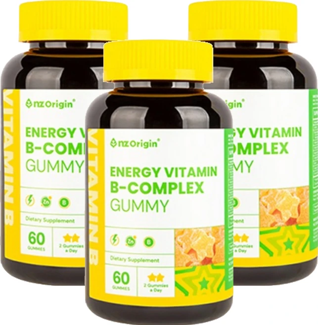 엔젯오리진 에너지 비타민B 콤플렉스 구미 청포도향, 60정, 3개 - 쿠팡