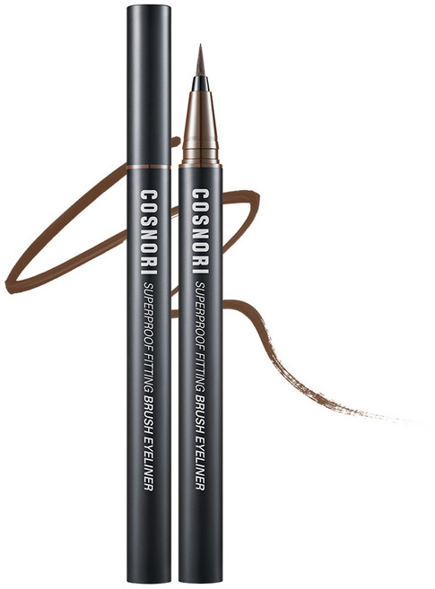 COSNORI [純素美妝] 超強防水持久眼線液筆 0.6g, 03棕色, 1個