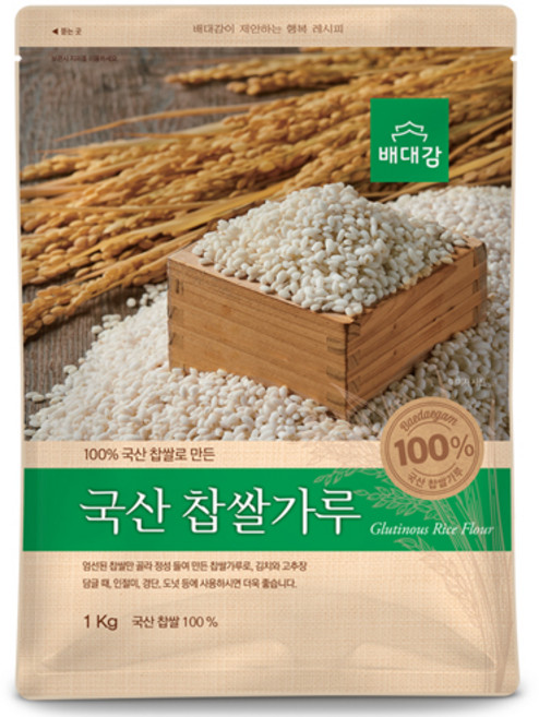 배대감 국산 찹쌀가루, 1kg, 1개