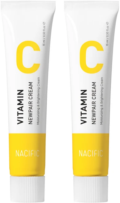 네시픽 비타민C 뉴페어 크림, 15ml, 2개 - 쿠팡