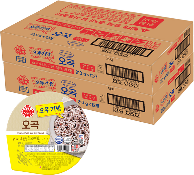 오뚜기 오곡밥, 210g, 24개