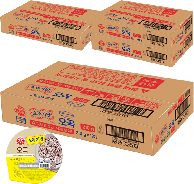 오뚜기 오곡밥, 210g, 48개