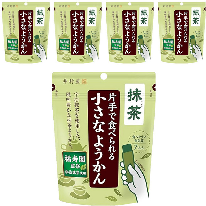 imuraya 井村屋 羊羹方便包 抹茶, 98g, 5包