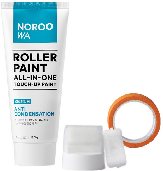 노루페인트 노루와 롤러페인트 결로방지용, 화이트, 180g, 1개