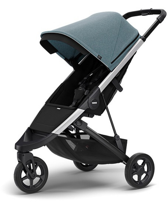 툴레 스프링 유모차, 실버 프레임 + 멜란지 틸