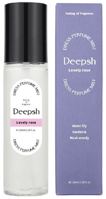 딥쉬 니치 퍼퓸 섬유향수, 러블리로즈, 100ml, 1개