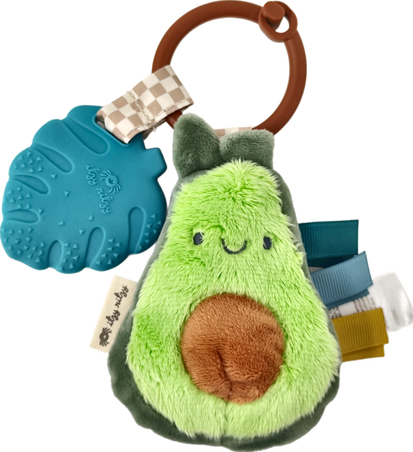 itzy ritzy 迷你咬咬玩偶 活力酪梨 適用年齡0個月以上, 1個