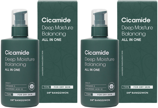 닥터방기원 시카마이드 딥 모이스처 밸런싱 올인원, 300ml, 2개