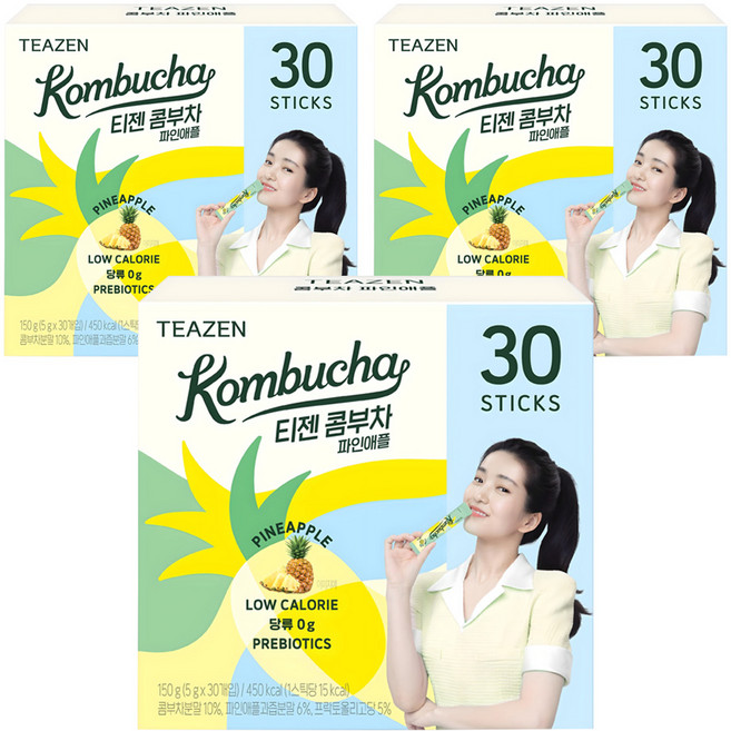 티젠 파인애플 콤부차, 5g, 30개입, 3개