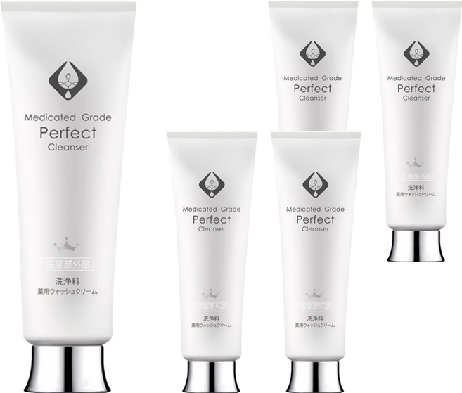 美島水肌 日本淨白洗面乳 Perfect Cleanser, 120g, 5件