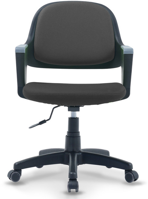 체어클럽 터치백 인조가죽 의자, 블랙