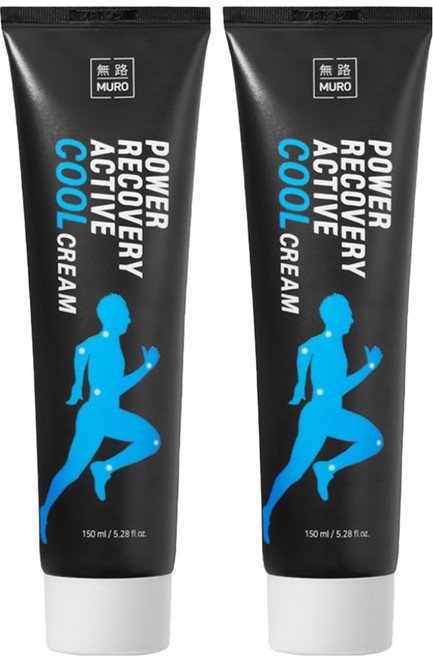 무로 바라나스 파워 리커버리 액티브 쿨크림, 2개, 150ml