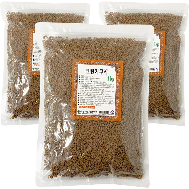 이든타운에프앤비 크런키쿠키, 1kg, 3개
