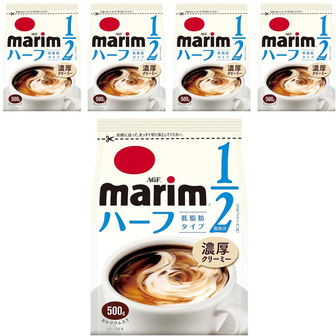 AGF marim 低脂肪奶精粉, 500g, 1包, 5包