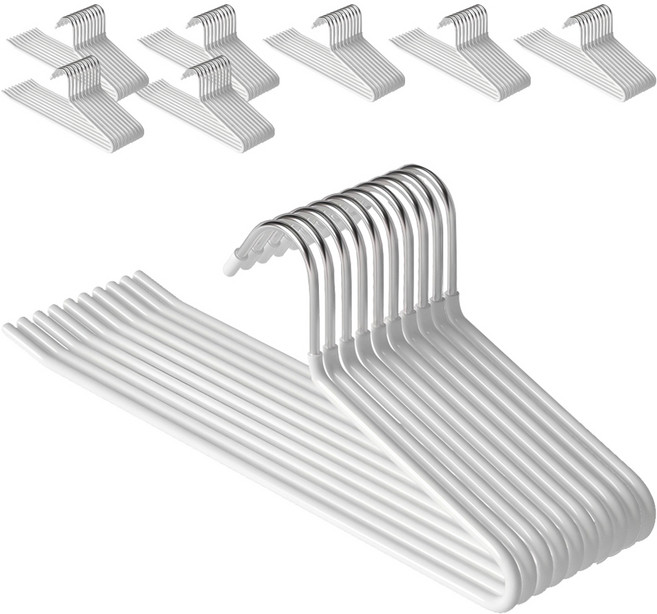 코멧 홈 논슬립 바지걸이, 화이트, 80개