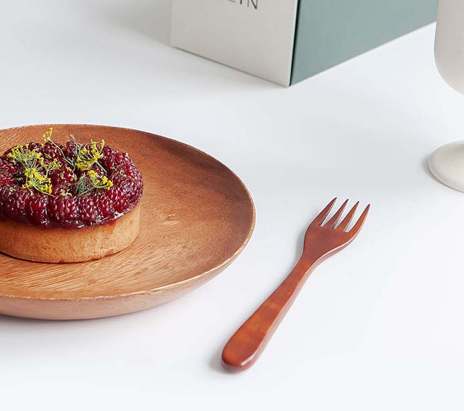 니코트 우드 디저트포크 L, 1개