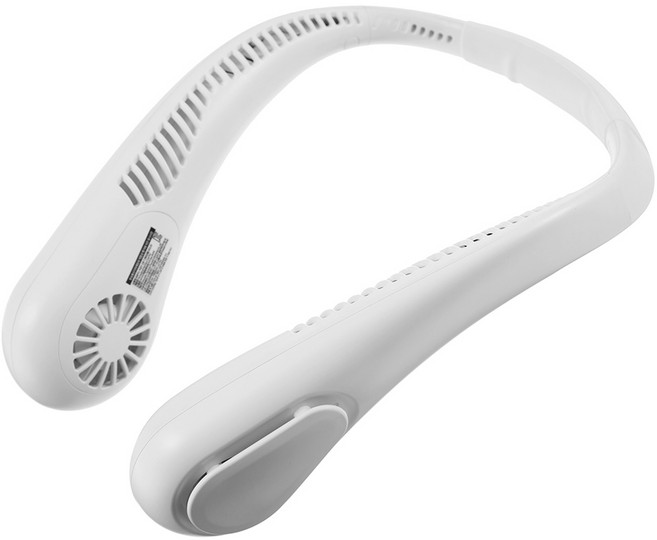 홈플래닛 휴대용 목걸이 선풍기, HF370, 화이트
