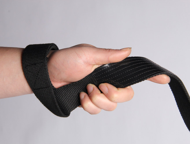 리브스포 논슬립 리프팅 아대 헬스 손목보호 스트랩, 2개, 블랙