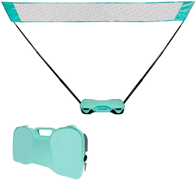 마샤투 휴대용 배드민턴 네트, 민트, 1개