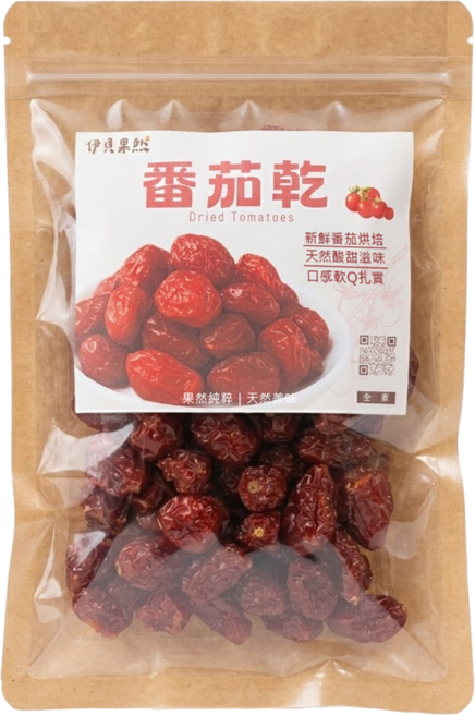 伊貝果然 番茄乾, 1個, 230g