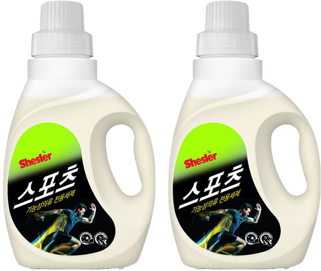 쉬슬러 스포츠 전용 세제 본품, 650ml, 2개
