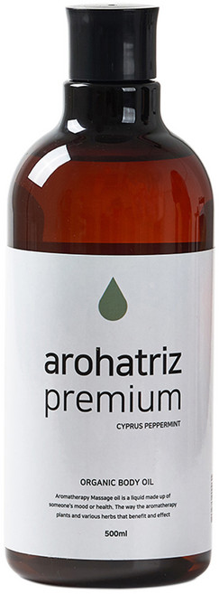 아로하트리즈 프리미엄 바디마사지오일 사이프러스 페퍼민트, 500ml, 1개