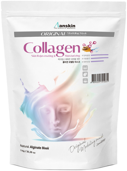 안스킨 오리지날 콜라겐 모델링팩 1kg, 1개입, 1개