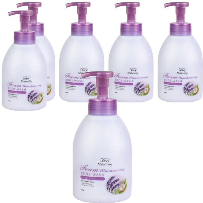 Leivy 레이비 라벤더 폼 바디워시, 750ml, 6개