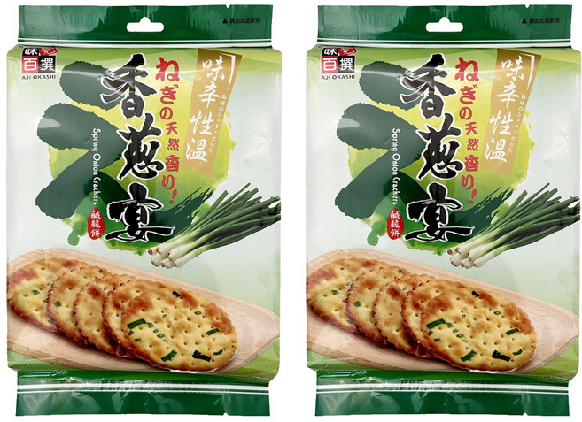 AJI OKASHI 味覺百撰 香蔥宴鹹脆餅 310g, 2包