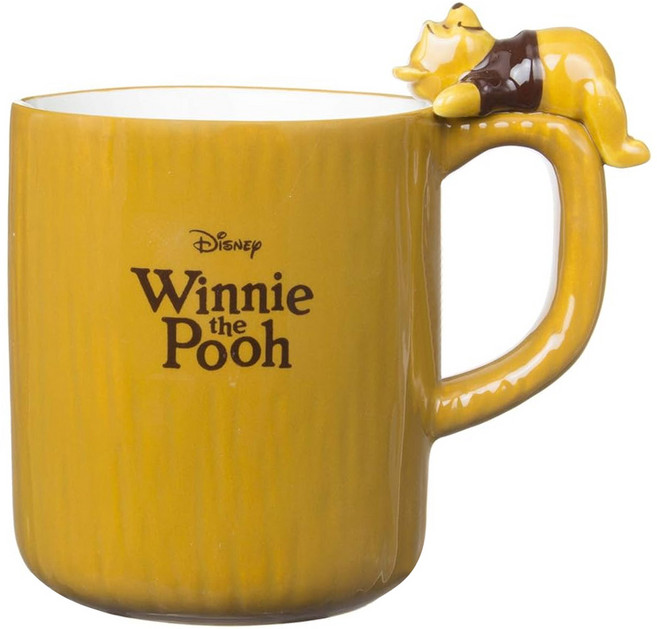 SUN ART Winnie the Pooh 260ML陶瓷馬克杯, 黃色, 1個