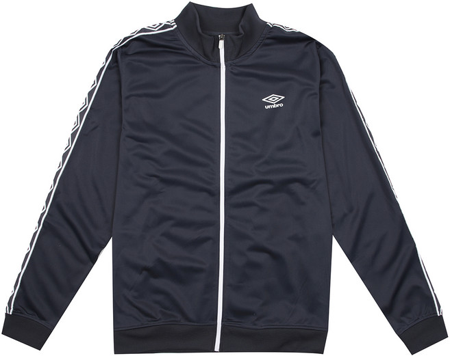 엄브로 남성용 엑티브 스타일 테이프드 트리코 트랙슈트 상의 UMJM0508N-YXR