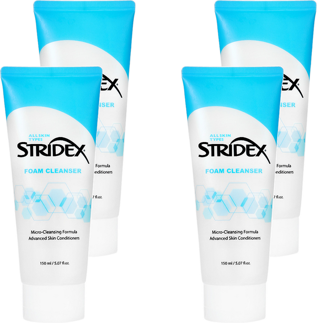 스트라이덱스 폼 클렌저, 150ml, 4개