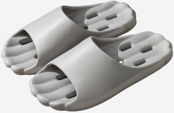 제이드슈 남성용 EVA 미끄럼방지 플루브 욕실화, 그레이, 1개