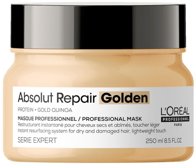 L'OREAL PROFESSIONNEL 巴黎萊雅PRO 絲漾博黃金特潤髮膜, 250ml, 1罐