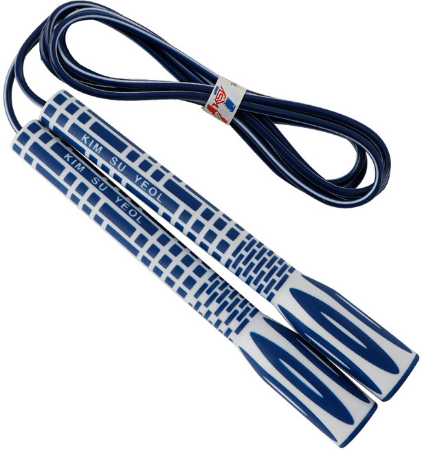 김수열줄넘기 SY-133 스카이골드 줄넘기, 네이비, 1개