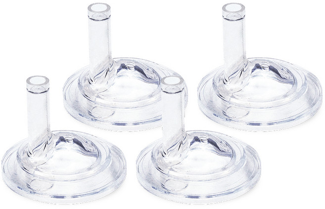 토비앤몰리 교체용 2단계 빨대꼭지 4p, 1개, 화이트투명