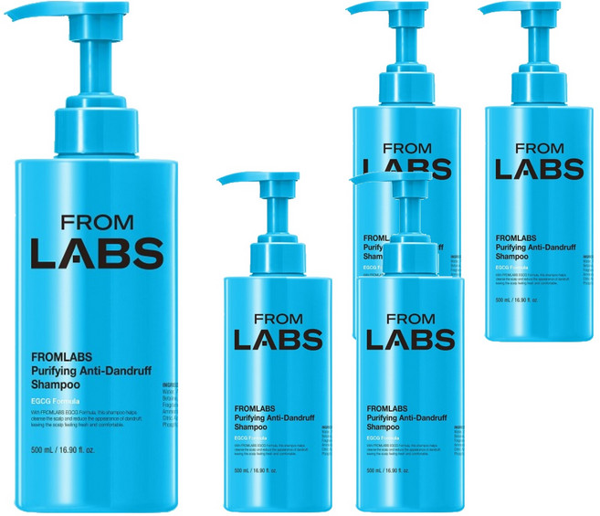 프롬랩스 퓨리파잉 비듬 개선 샴푸, 5개, 500ml